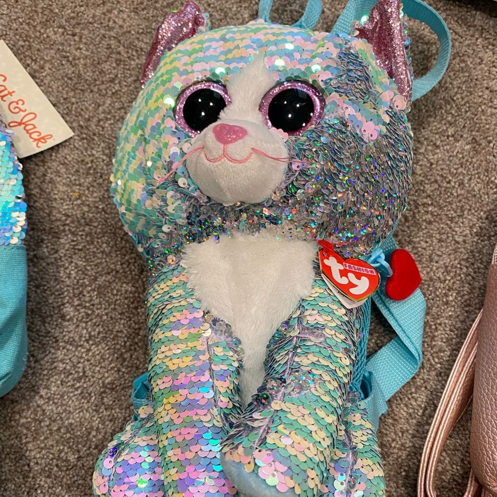 Brand new beanie animal mini backpack